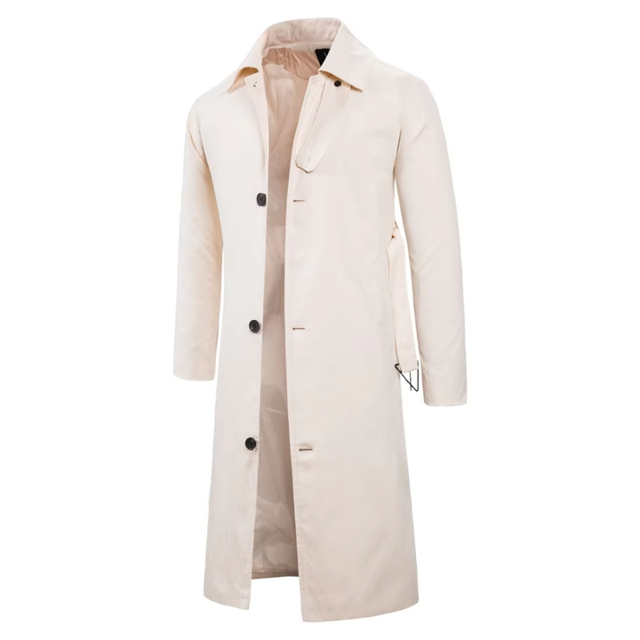 Will Double Breasted Long Trench Coat