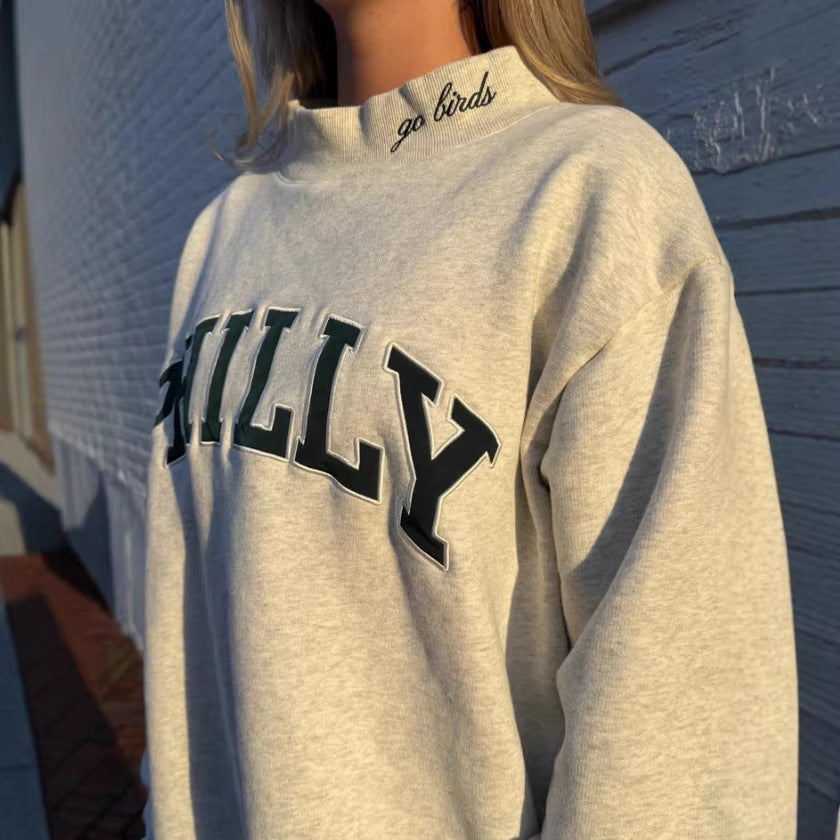 Women's Oversized Graphic Logo Sweatshirt - view 3 - Artisio