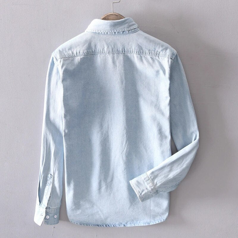 Valiant™ Pure Cotton Denim Long-Sleeve Shirt